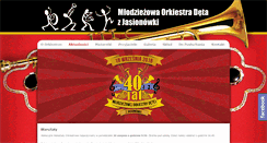Desktop Screenshot of orkiestra.jasionowka.pl